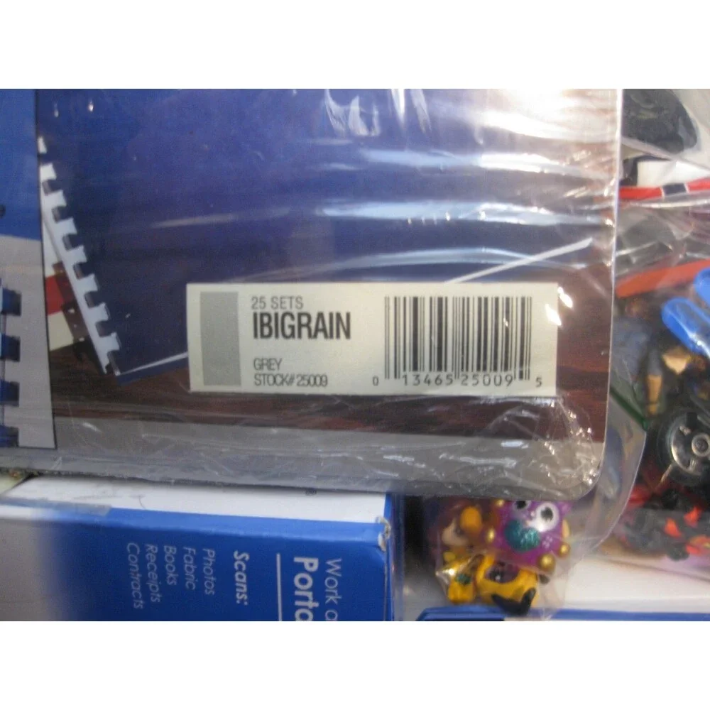 Grey Presentation Covers IBICO binding systems for COMB Binding Systems 25 New